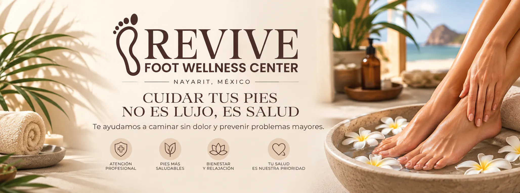 Revive Foot Wellness Center — Cuidar tus pies no es lujo. Es salud.